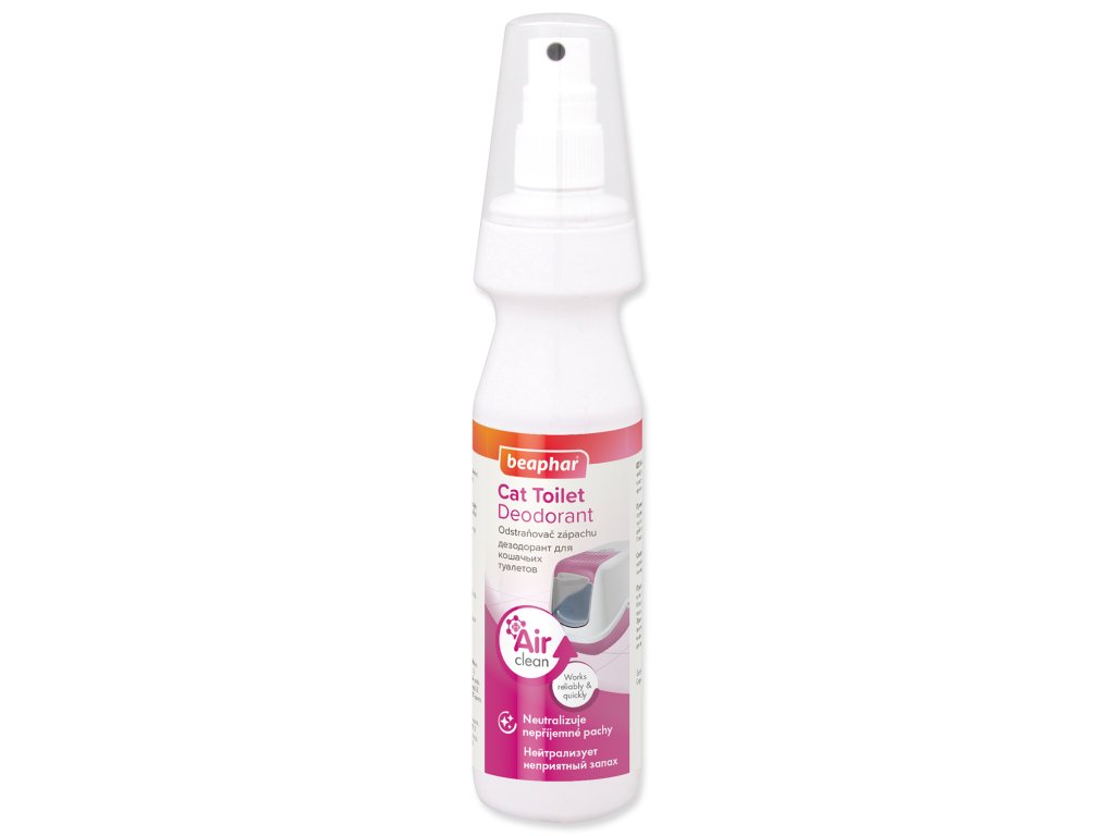 50502 1 beaphar cat toilet deodorant neutralizer 150 ml z kategorie chovatelske potreby a krmiva pro kocky toalety steliva pro kocky odstranovace zapachu kocek
