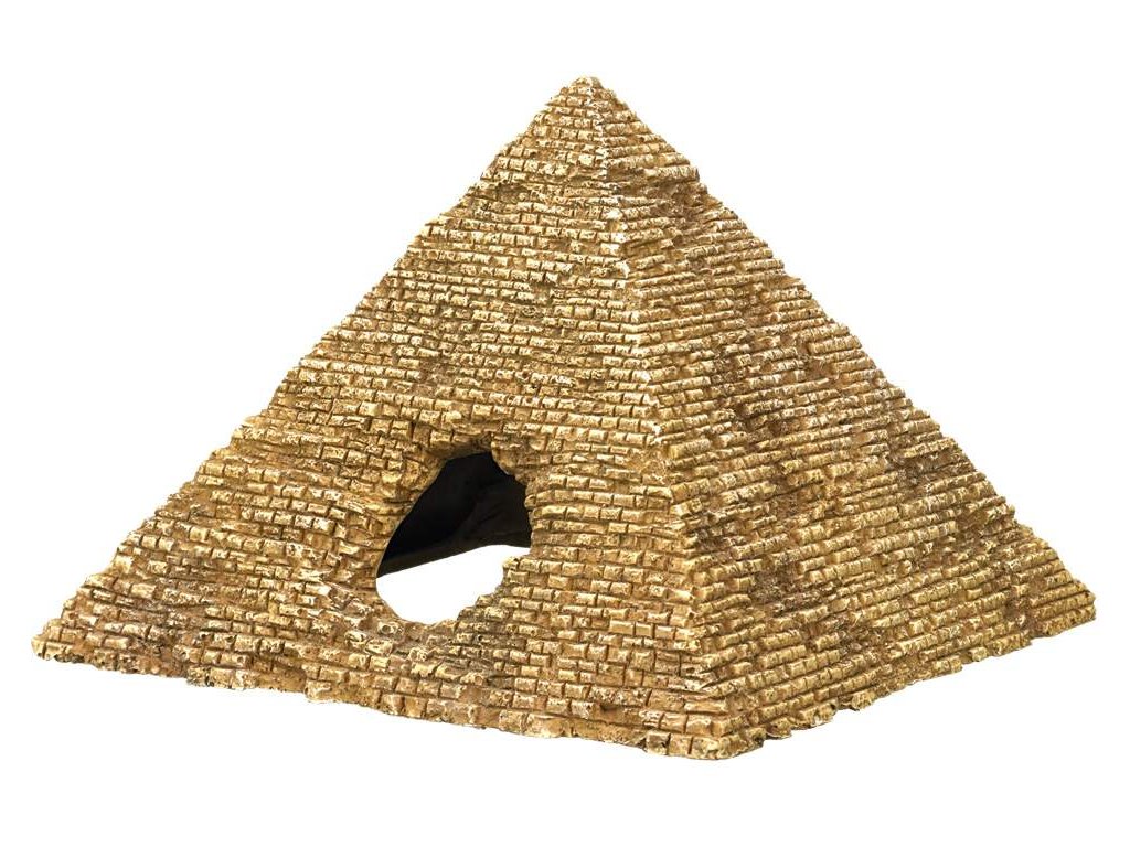 24156 1 nobby akvarijni dekorace pyramida 14 5 x 14 2 x 10 cm z kategorie akvaristicke a teraristicke potreby dekorace do akvaria staroveky egypt