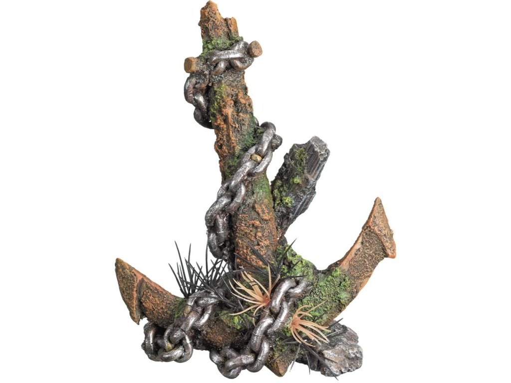 28134 1 nobby akvarijni dekorace kotva 14 5 x 10 x 19 cm z kategorie akvaristicke a teraristicke potreby dekorace do akvaria lode vraky