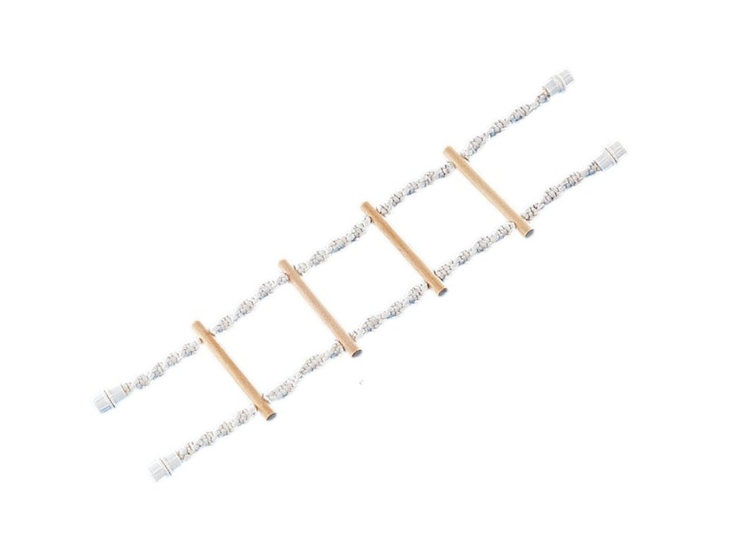 4605 1 nobby bavlneny zebrik do klece pro papousky 65x16cm z kategorie chovatelske potreby pro ptaky a papousky hracky pro papousky lana zebriky pro papousky