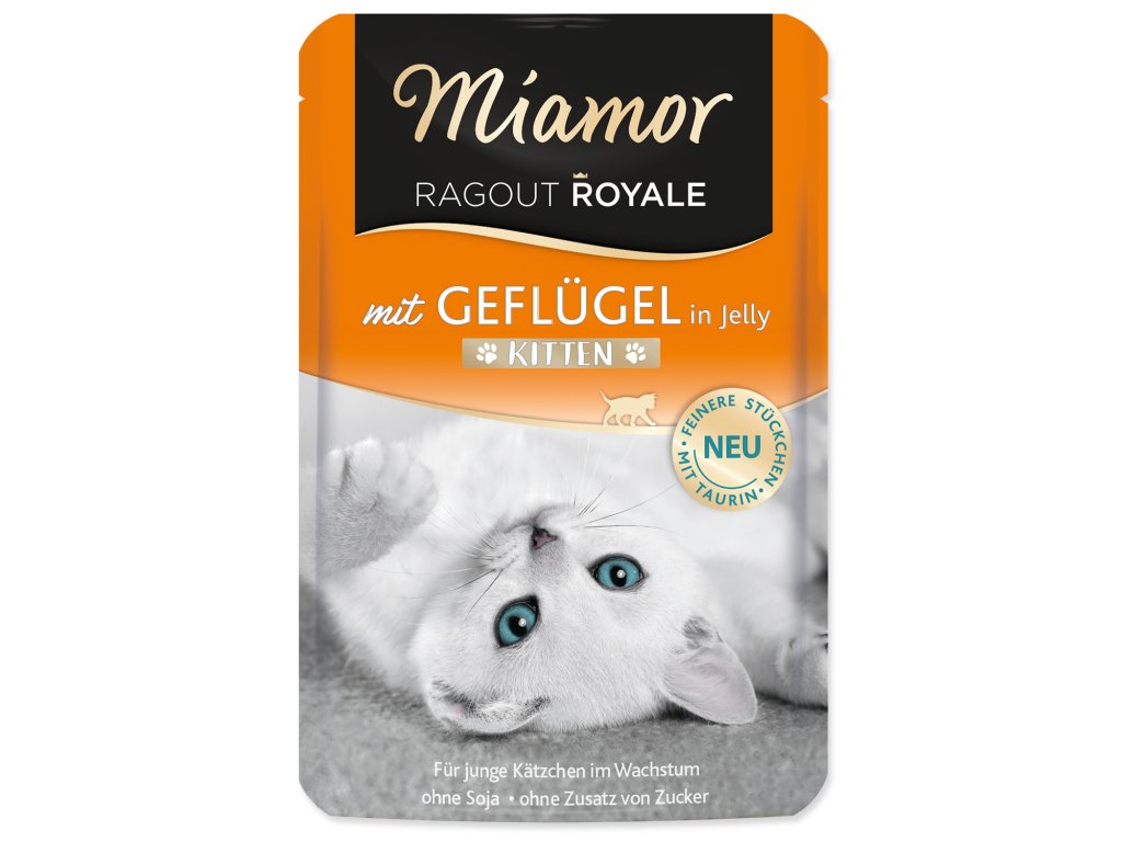 891 miamor ragout royale kitten kapsicka drubezi v zele 100g z kategorie chovatelske potreby a krmiva pro kocky krmivo a pamlsky pro kocky kapsicky pro kocky