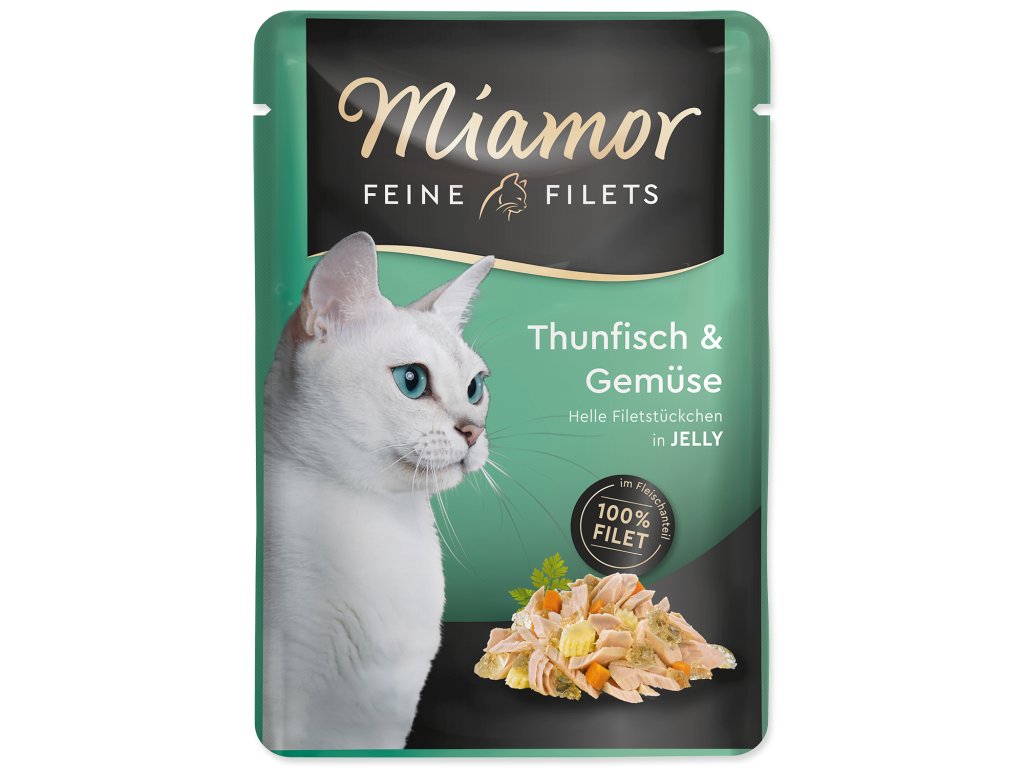 1356 miamor feine filets kapsicka tunak a zelenina v zele 100g z kategorie chovatelske potreby a krmiva pro kocky krmivo a pamlsky pro kocky kapsicky pro kocky