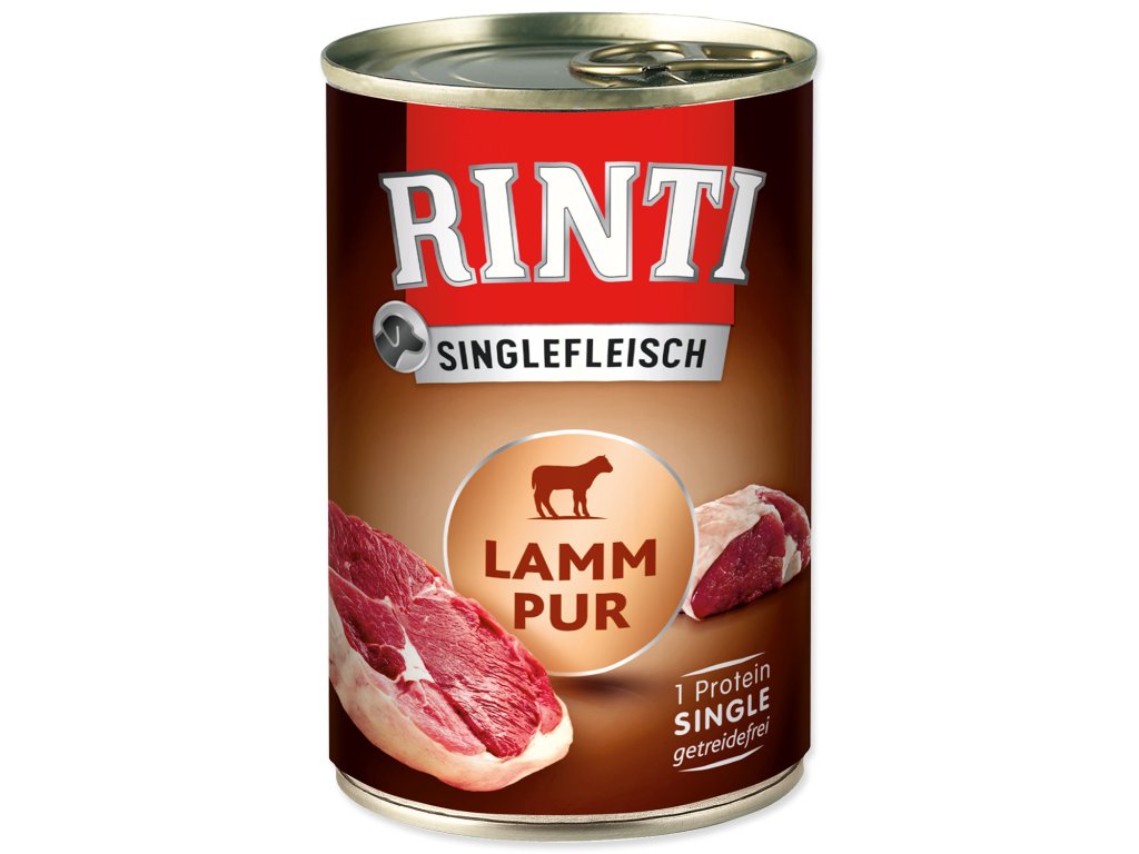 49734 1 konzerva rinti sensible pur jehne 400 g z kategorie chovatelske potreby a krmiva pro psy krmiva pro psy konzervy pro psy