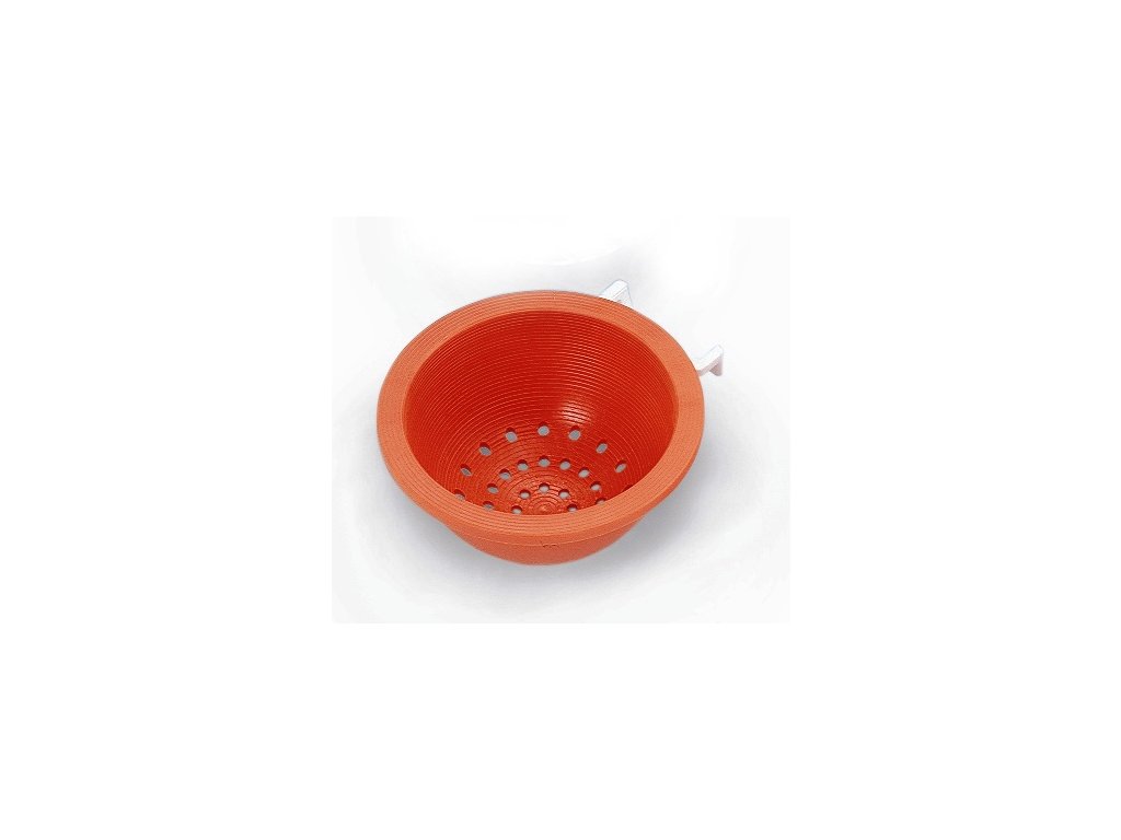 11670 1 nobby hnizdo plastove cervene s drzakem 10cm z kategorie chovatelske potreby pro ptaky a papousky hnizdeni hnizda pro ptactvo
