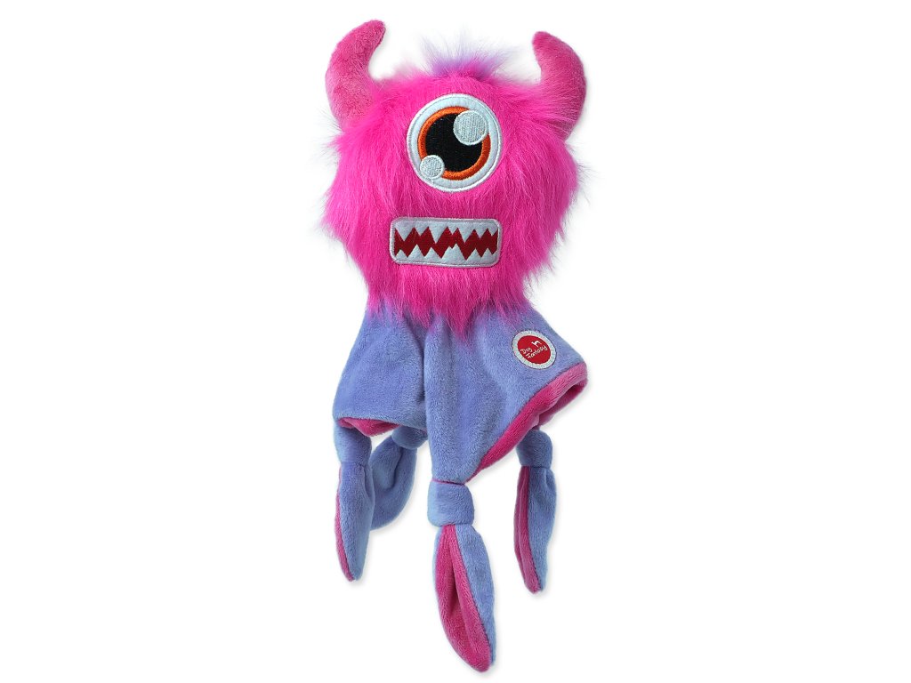 84165 1 hracka dog fantasy monsters strasidlo ruzove s deckou 28cm z kategorie chovatelske potreby a krmiva pro psy hracky pro psy plysove hracky pro psy
