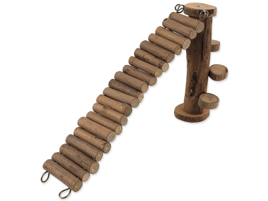 54009 1 prolezacka small animals drevena se schudky 30 cm z kategorie chovatelske potreby a krmiva pro hlodavce a mala zvirata hracky zabava