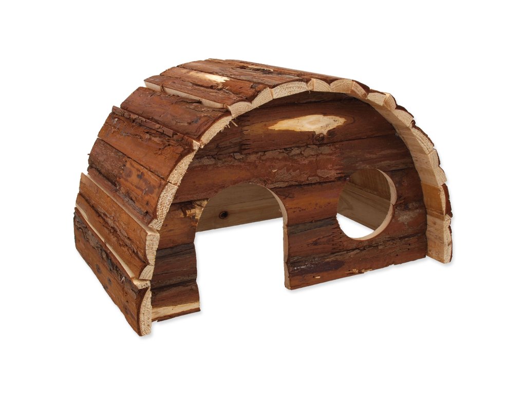 54057 1 domek small animals hobit dreveny 36 5 x 22 x 20 cm 1 ks z kategorie chovatelske potreby a krmiva pro hlodavce a mala zvirata domecky odpocivadla
