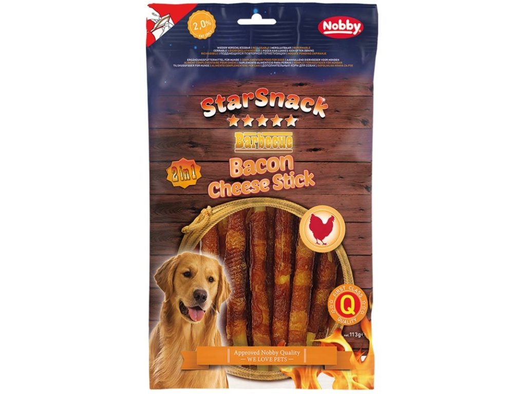 34245 2 nobby starsnack bbq pamlsky syrove tycinky s kuretem 113g z kategorie chovatelske potreby a krmiva pro psy pamlsky pro psy zvykaci pamlsky pro psy