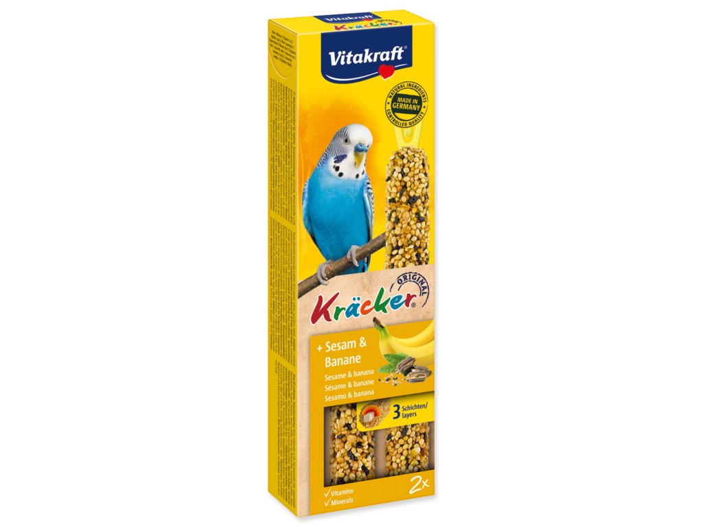 60503 1 vitakraft kracker sittich banana 2 ks z kategorie chovatelske potreby pro ptaky a papousky pamlsky pro papousky