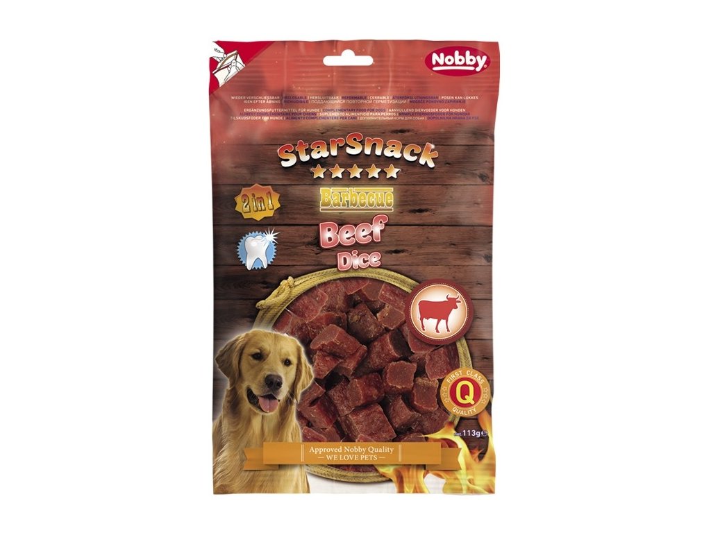 22575 2 nobby starsnack hovezi kostky pamlsky 113 g z kategorie chovatelske potreby a krmiva pro psy pamlsky pro psy susena masicka pro psy