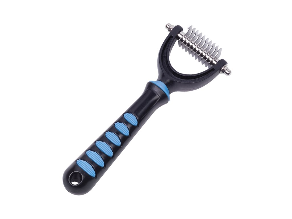 18816 1 nobby comfort line prorezavaci hrablo 10 zubu z kategorie chovatelske potreby a krmiva pro psy hygiena a kosmetika psa hrebeny a kartace pro psy