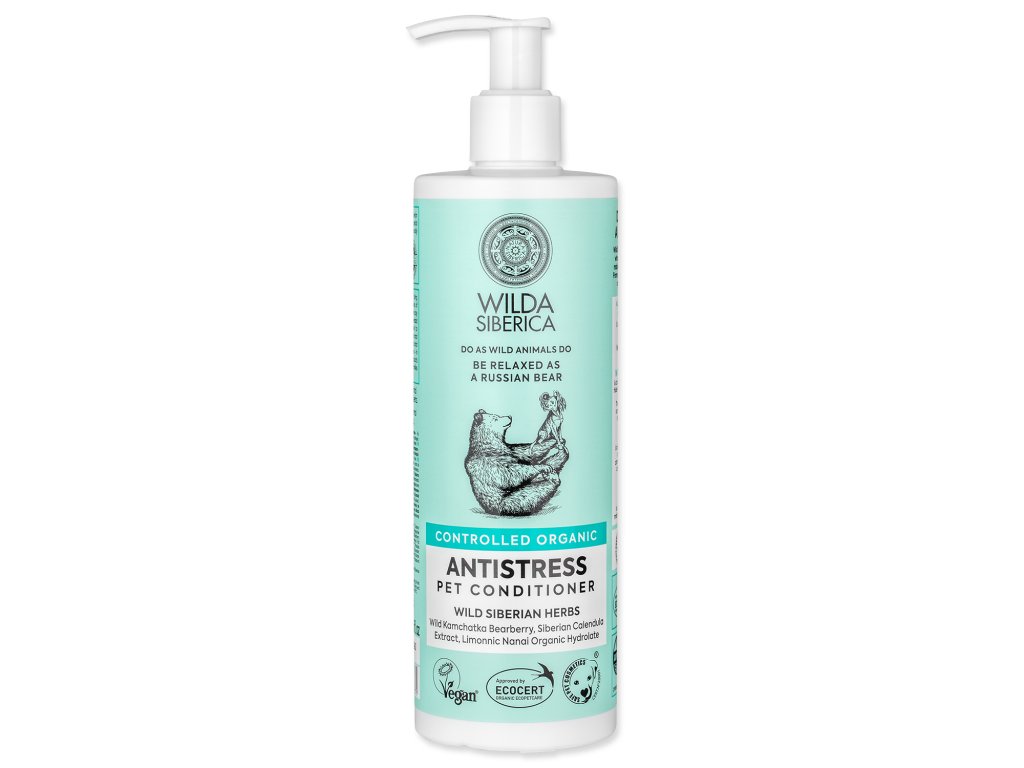 57480 1 kondicioner wilda siberica antistress 400 ml z kategorie chovatelske potreby a krmiva pro psy hygiena a kosmetika psa sampony a spreje pro psy