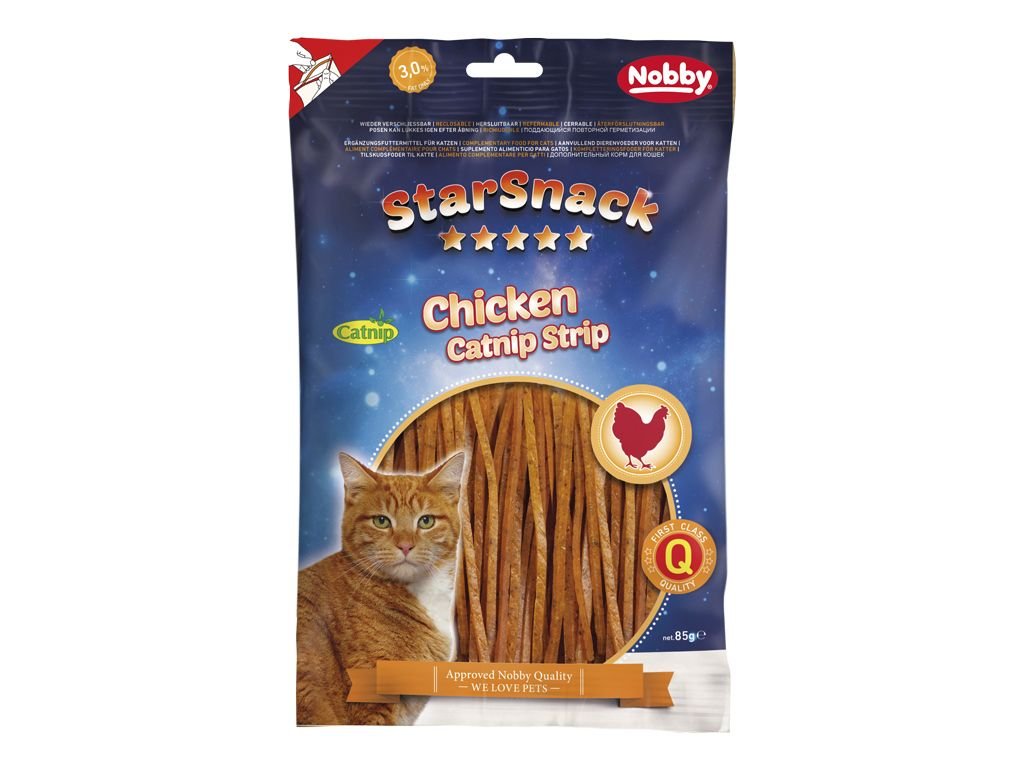 7242 2 nobby starsnack pamlsky pro kocky catnipove prouzky 85g z kategorie chovatelske potreby a krmiva pro kocky krmivo a pamlsky pro kocky pamlsky pro kocky