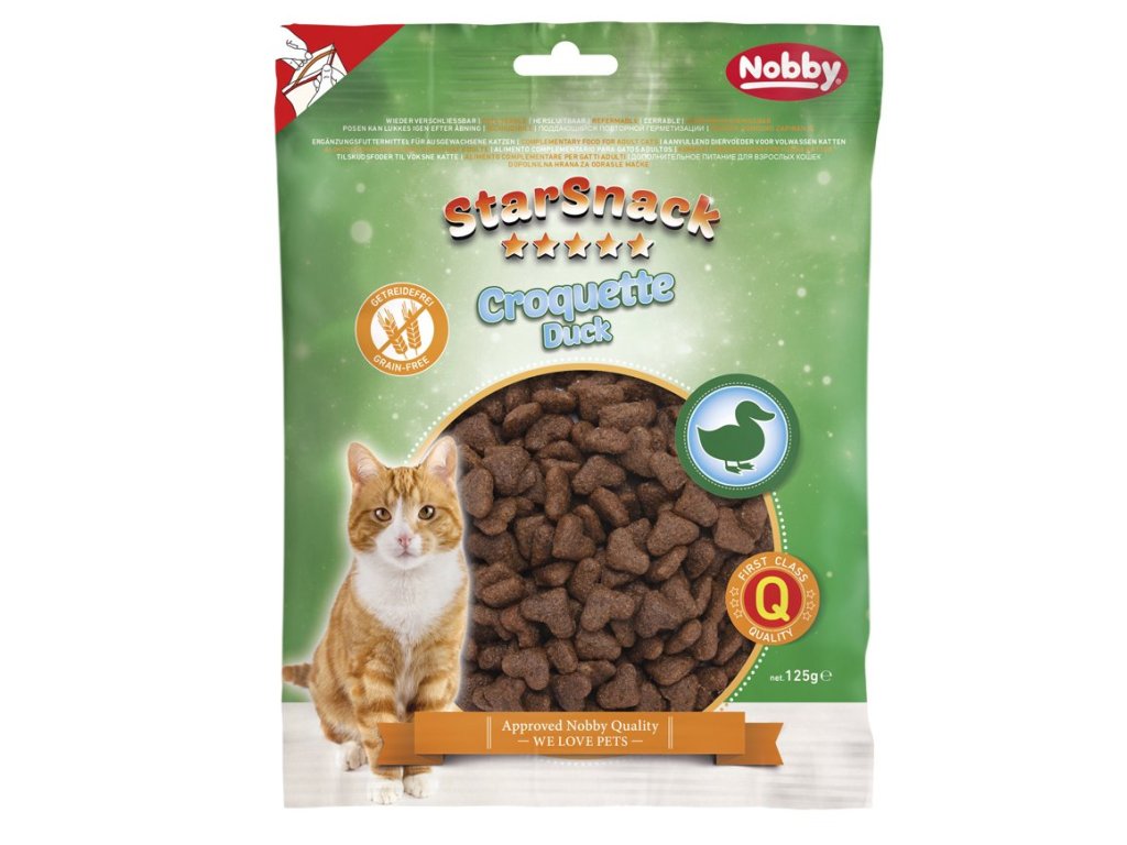 24069 2 nobby starsnack cat croquette duck funkcni pamlsky 125g z kategorie chovatelske potreby a krmiva pro kocky krmivo a pamlsky pro kocky pamlsky pro kocky