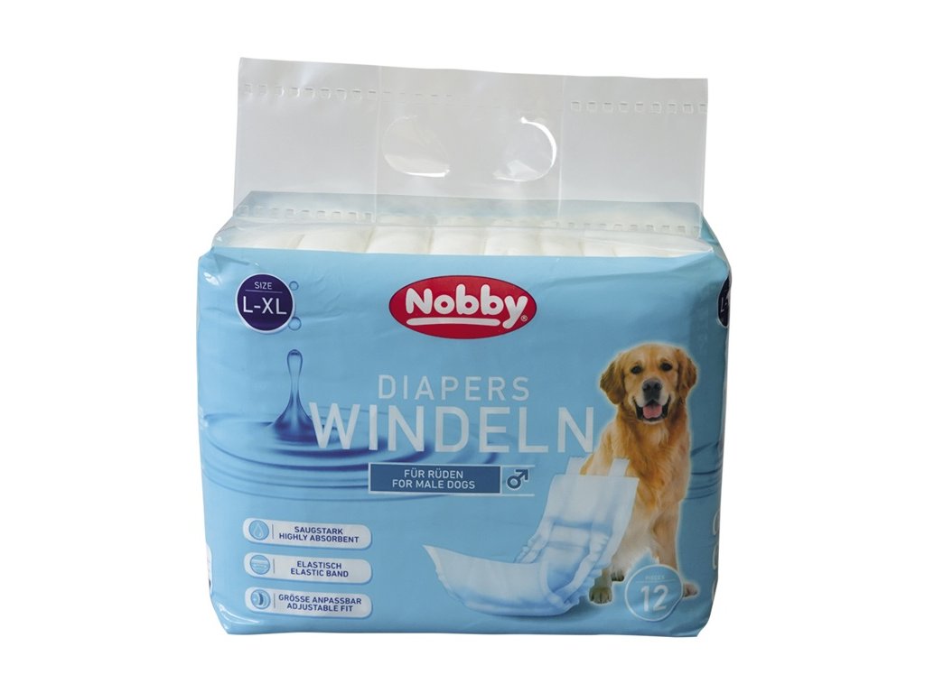 29679 3 nobby papirove pleny pro psy l xl 60 80cm 12 ks z kategorie chovatelske potreby a krmiva pro psy hygiena a kosmetika psa pleny pro psy
