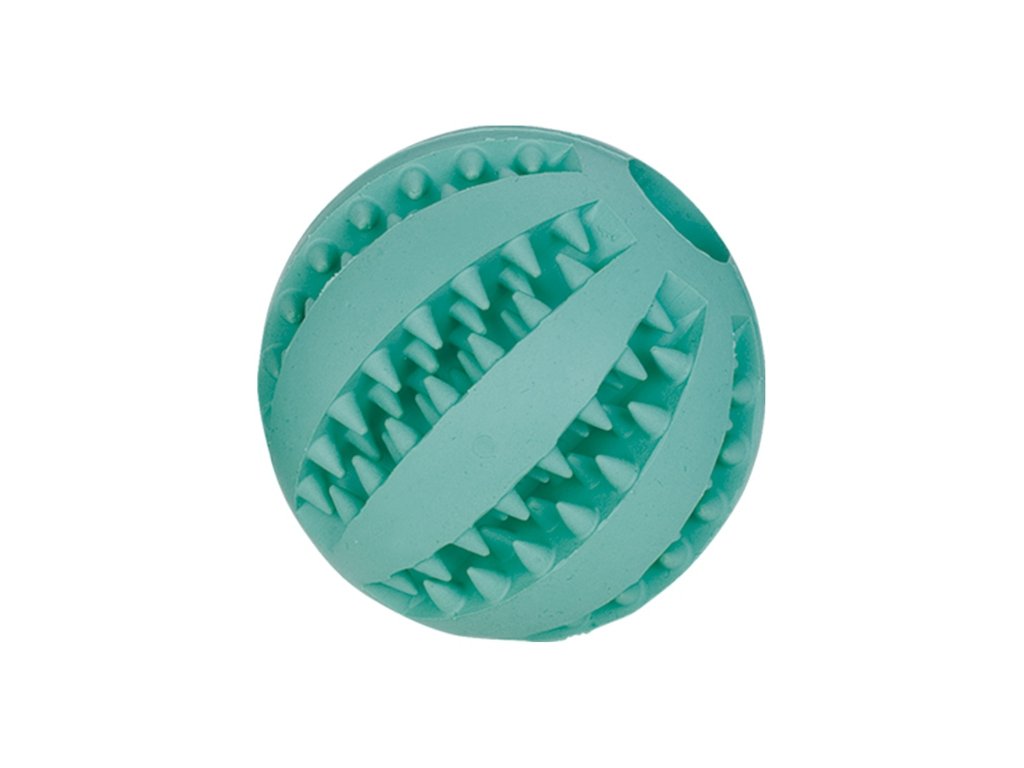25680 1 nobby dental hracka gumovy micek s matou 7cm z kategorie chovatelske potreby a krmiva pro psy hracky pro psy dentalni hracky pro psy