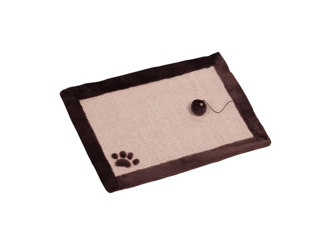 10410 1 nobby skrabaci podlozka mala 58x37cm hneda z kategorie chovatelske potreby a krmiva pro kocky skrabadla pro kocky