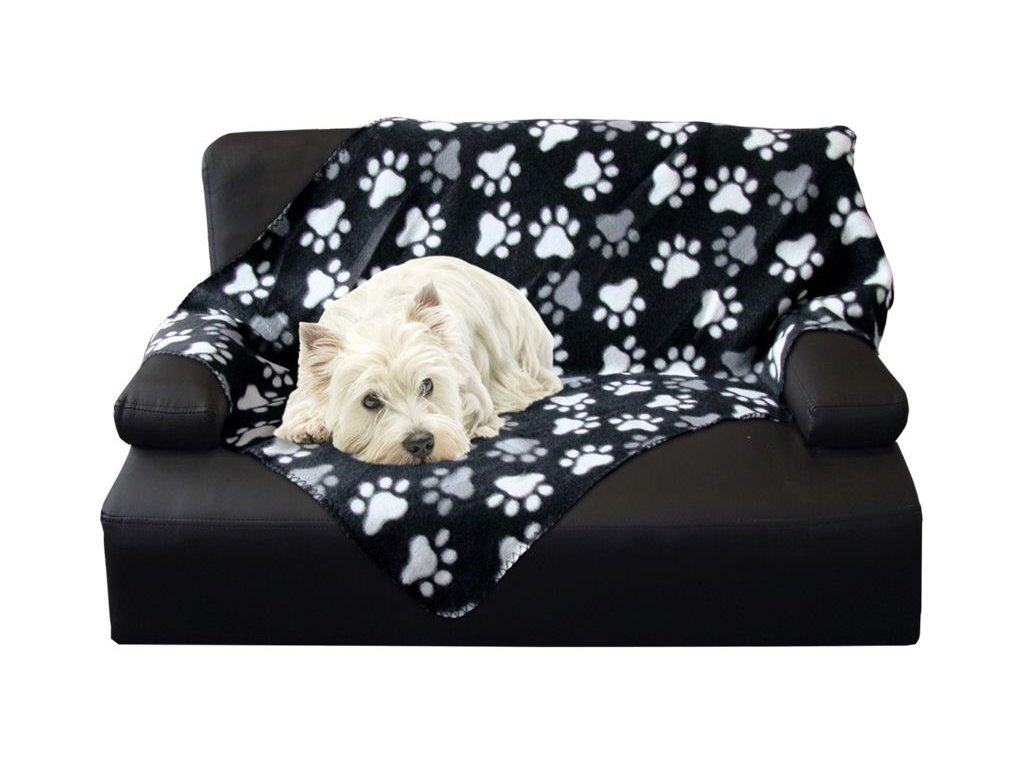17769 3 nobby classic pippa flisova deka cerna 100x150cm z kategorie chovatelske potreby a krmiva pro psy pelisky a dvirka pro psy deky pro psy