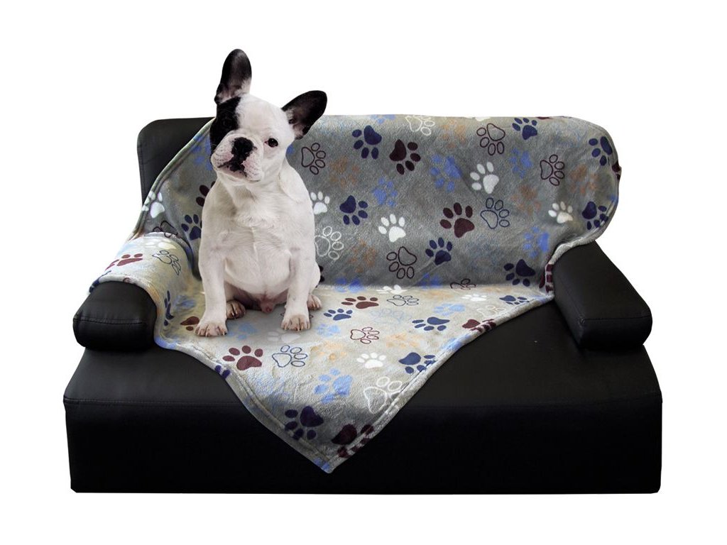 12426 3 nobby classic lissi flisova deka svetle seda 100x150cm z kategorie chovatelske potreby a krmiva pro psy pelisky a dvirka pro psy deky pro psy