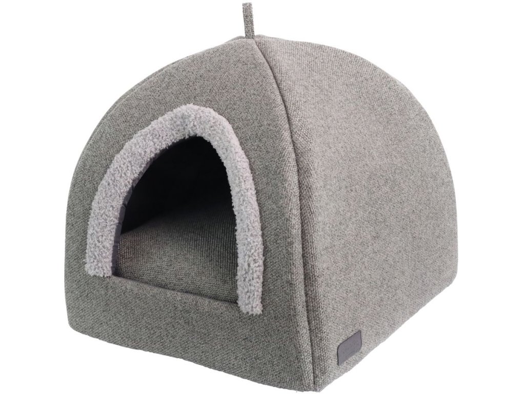 62105 nobby jeskyne linou seda 38x38x38cm z kategorie chovatelske potreby a krmiva pro psy pelisky a dvirka pro psy kukane a iglu pro psy
