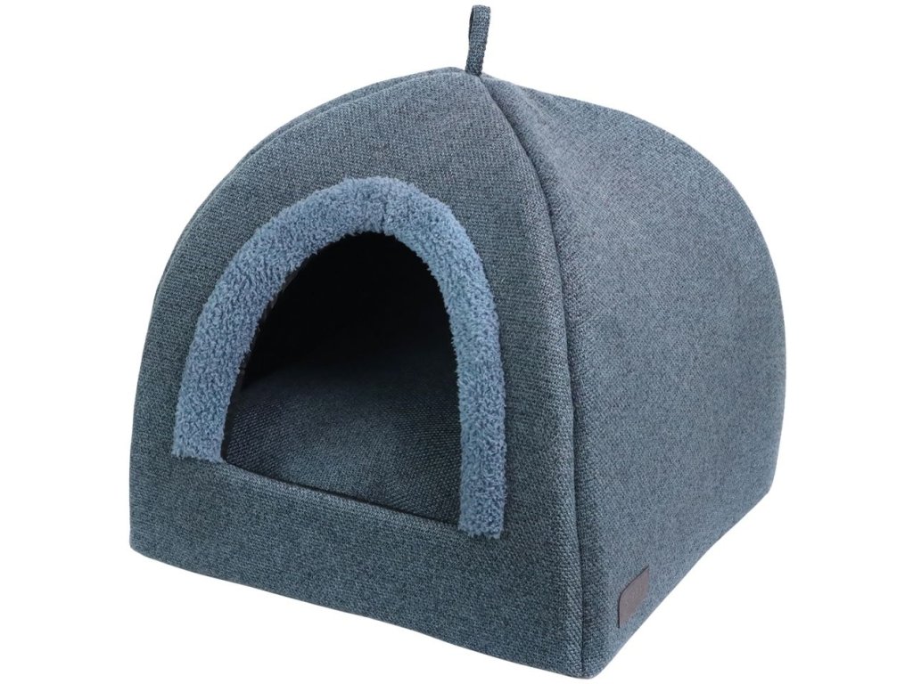 62111 nobby jeskyne linou modra 38x38x38cm z kategorie chovatelske potreby a krmiva pro psy pelisky a dvirka pro psy kukane a iglu pro psy