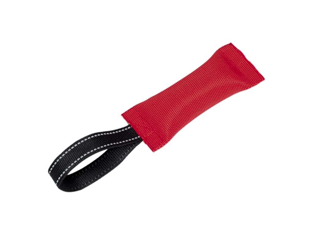 33759 1 nobby sportovni treninkovy pesek dummy s 15x6cm cervena z kategorie chovatelske potreby a krmiva pro psy hracky pro psy aportovaci hracky pro psy cinky pesek pro psy