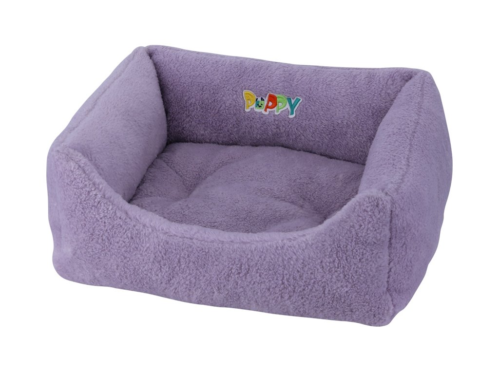 35172 1 nobby puppy obdelnikovy pelisek pro psy ruzova 45x40x18cm z kategorie chovatelske potreby a krmiva pro psy pelisky a dvirka pro psy pelechy a pohovky pro psy
