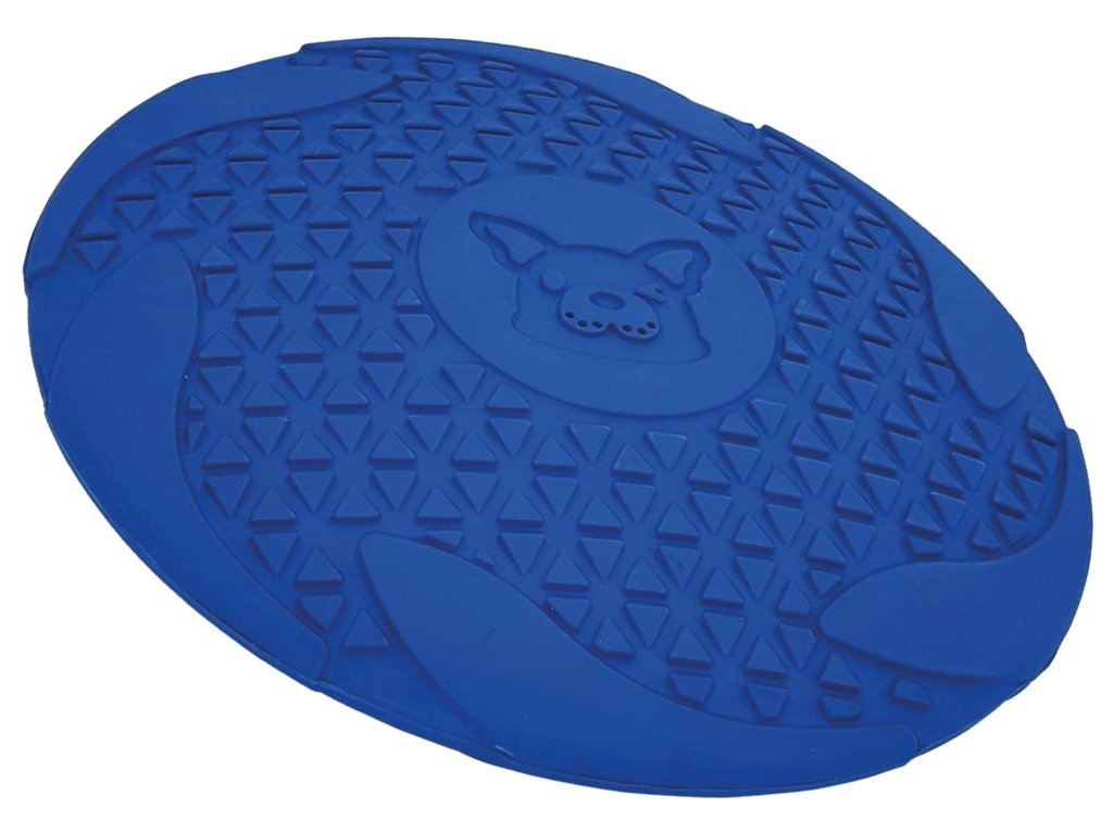 38097 1 nobby aportovaci hracka pro psy frisbee modre 22 cm z kategorie chovatelske potreby a krmiva pro psy hracky pro psy gumove hracky pro psy