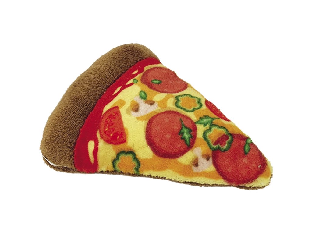 35037 1 nobby hracka pro kocky plysova pizza s catnipem 9cm z kategorie chovatelske potreby a krmiva pro kocky hracky pro kocky catnipove hracky pro kocky
