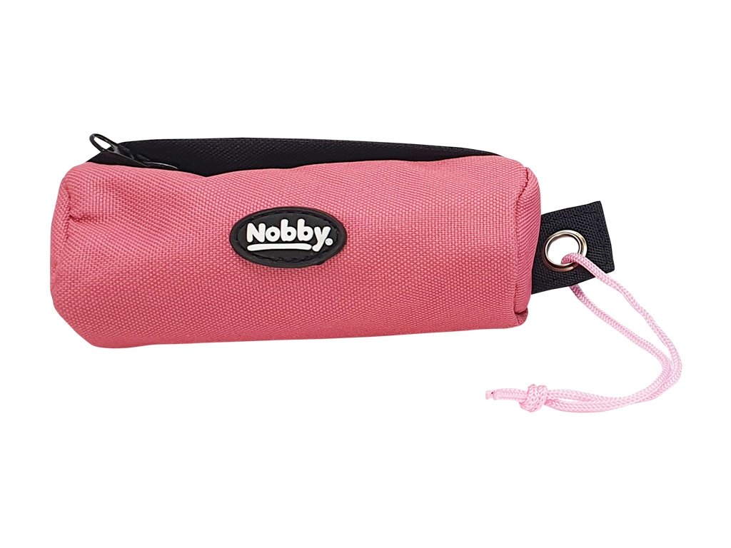 17142 1 nobby puppy zasobnik na pamlsky snack dummy 12x5 cm ruzova z kategorie chovatelske potreby a krmiva pro psy hracky pro psy aportovaci hracky pro psy cinky pesek pro psy