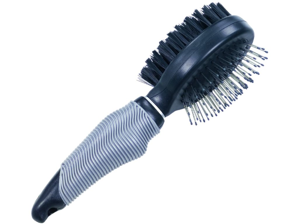 7590 1 nobby starline profesionalni oboustranny kartac maly z kategorie chovatelske potreby a krmiva pro psy hygiena a kosmetika psa hrebeny a kartace pro psy