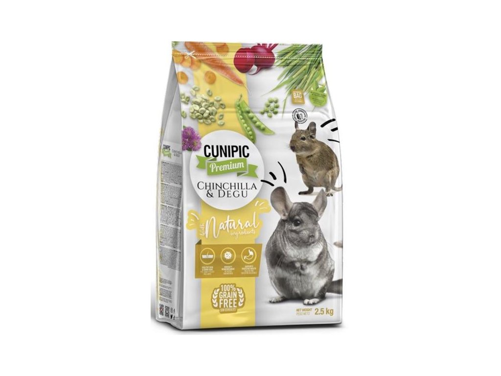 75759 1 cunipic premium chinchilla degu cincila osmak 2 5 kg z kategorie chovatelske potreby a krmiva pro hlodavce a mala zvirata krmiva pro hlodavce a mala zvirata