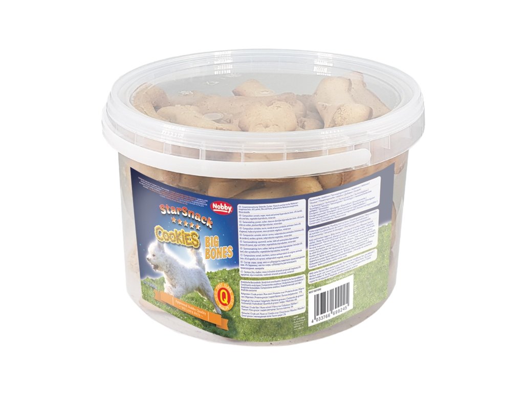 33636 2 nobby starsnack cookies big bone pamlskove susenky 1 3kg z kategorie chovatelske potreby a krmiva pro psy pamlsky pro psy piskoty susenky pro psy