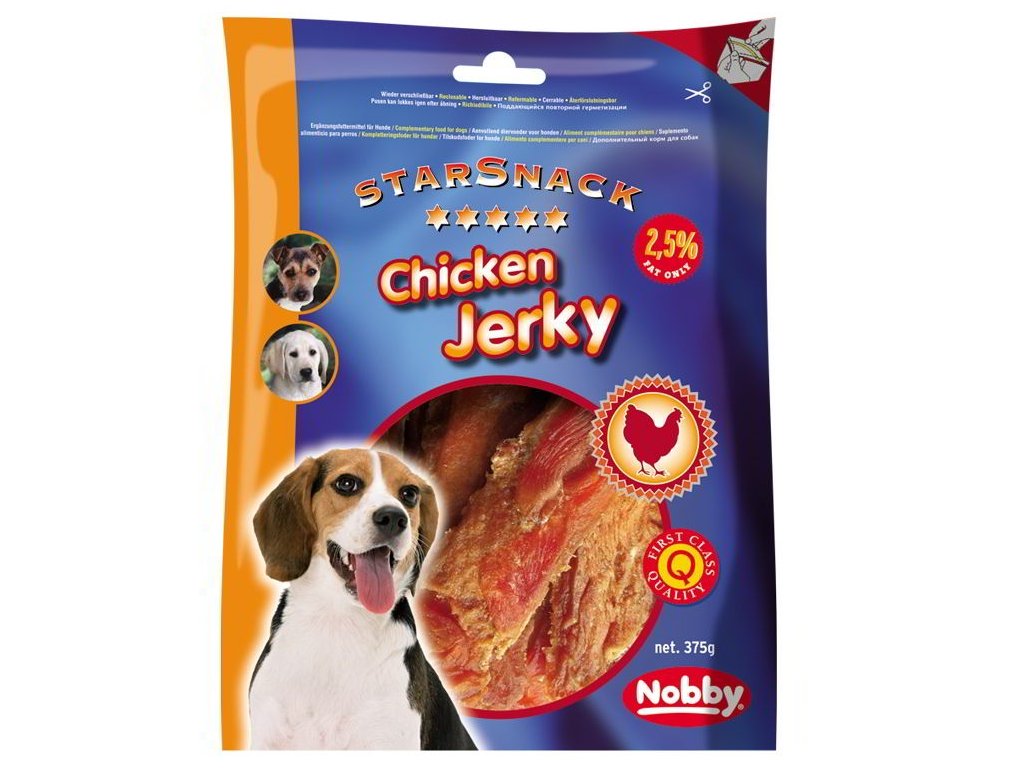 2109 3 nobby starsnack chicken jerky pamlsky kureci platky 375g z kategorie chovatelske potreby a krmiva pro psy pamlsky pro psy susena masicka pro psy