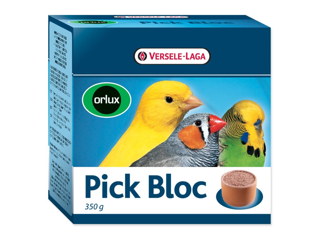 60740 1 versele laga mineralni blok pick bloc v misce 350 g z kategorie chovatelske potreby pro ptaky a papousky pamlsky pro papousky