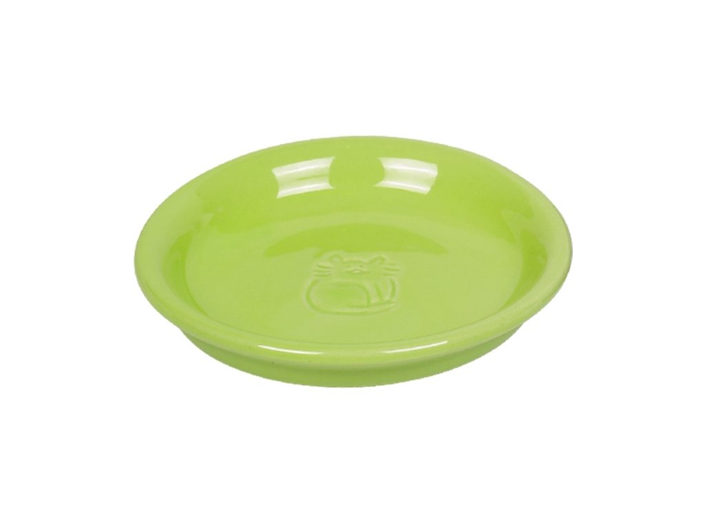 2184 1 nobby nizka keramicka miska zelena 100ml z kategorie chovatelske potreby a krmiva pro kocky misky davkovace pro kocky keramicke misky pro kocky