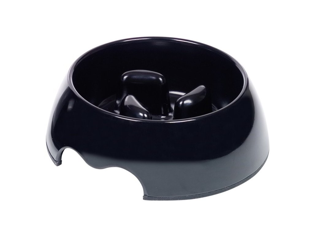 4191 1 nobby melaminova protihltaci miska cerna 400ml z kategorie chovatelske potreby a krmiva pro psy misky a davkovace pro psy plastove misky pro psy