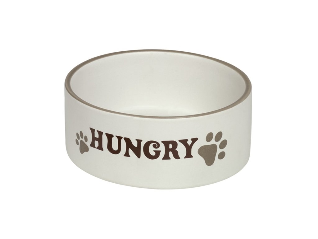 20649 1 nobby hungry keramicka matna miska kremova 15x6cm 550ml z kategorie chovatelske potreby a krmiva pro psy misky a davkovace pro psy keramicke misky pro psy