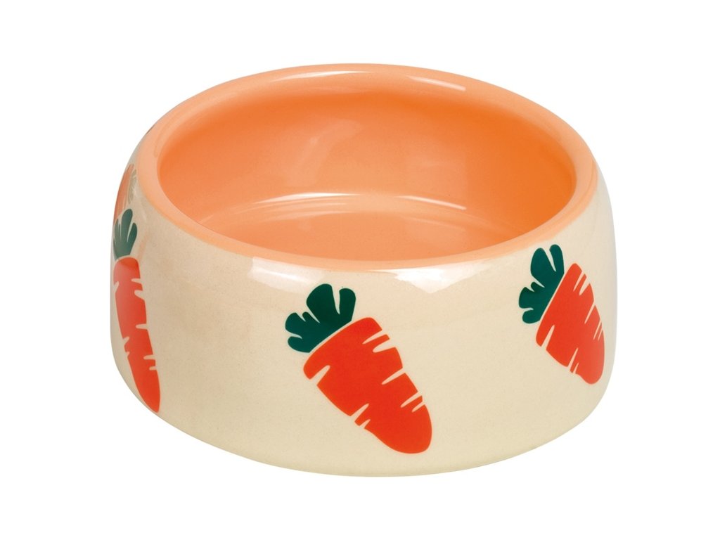20607 1 nobby carrot keramicka miska pro hlodavce 250ml z kategorie chovatelske potreby a krmiva pro hlodavce a mala zvirata misky napajecky misky