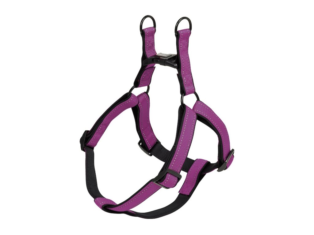 10521 1 nobby classic reflect soft reflexni postroj s 40 56cm fialova z kategorie chovatelske potreby a krmiva pro psy obojky voditka a postroje pro psy postroje pro psy