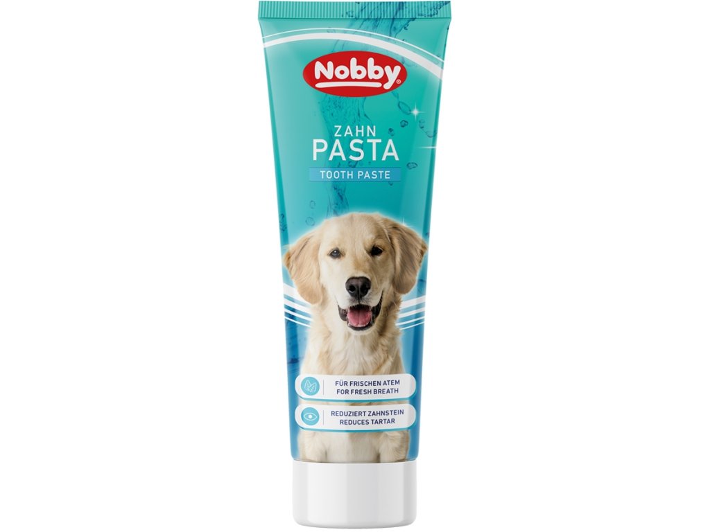 26883 1 nobby zubni pasta pro psy 100g z kategorie chovatelske potreby a krmiva pro psy hygiena a kosmetika psa pece o psi zuby
