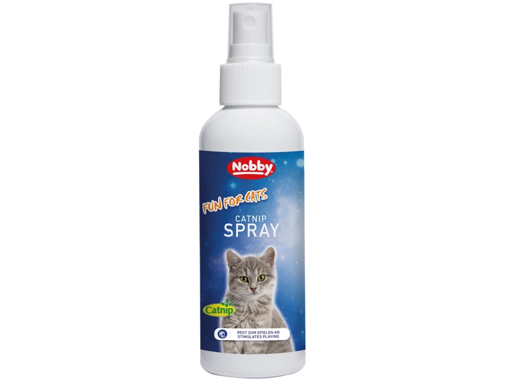 33480 1 nobby catnip ve spreji pro kocky 175ml z kategorie chovatelske potreby a krmiva pro kocky vitaminy a leciva pro kocky feromony pro kocky