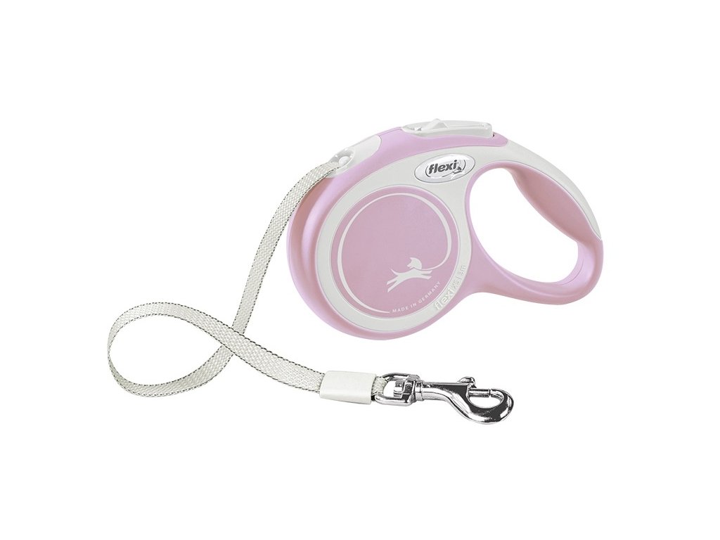 29277 2 flexi new comfort xs voditko pasek 3m 12kg ruzova z kategorie chovatelske potreby a krmiva pro psy obojky voditka a postroje pro psy voditka pro psy samonavijeci voditka pro psy