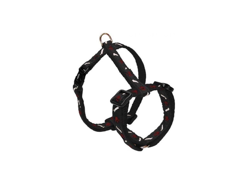8571 1 nobby mini textilni postroj xs s 20 35cm 10mm cerny z kategorie chovatelske potreby a krmiva pro psy obojky voditka a postroje pro psy postroje pro psy