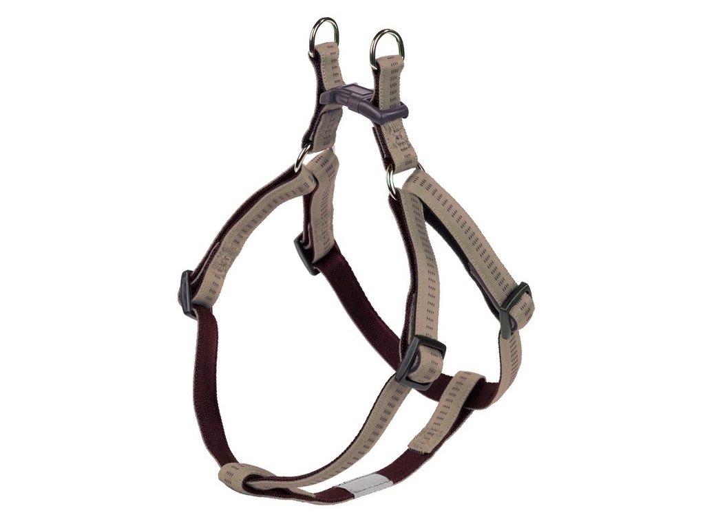 16113 1 nobby soft grip postroj nylon xs s 30 40cm 10mm bezova z kategorie chovatelske potreby a krmiva pro psy obojky voditka a postroje pro psy postroje pro psy
