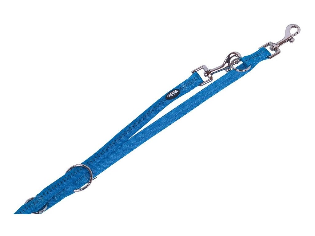62268 nobby soft grip prepinaci voditko svetle modra xs 200cm 10mm z kategorie chovatelske potreby a krmiva pro psy obojky voditka a postroje pro psy voditka pro psy klasicka voditka pro psy