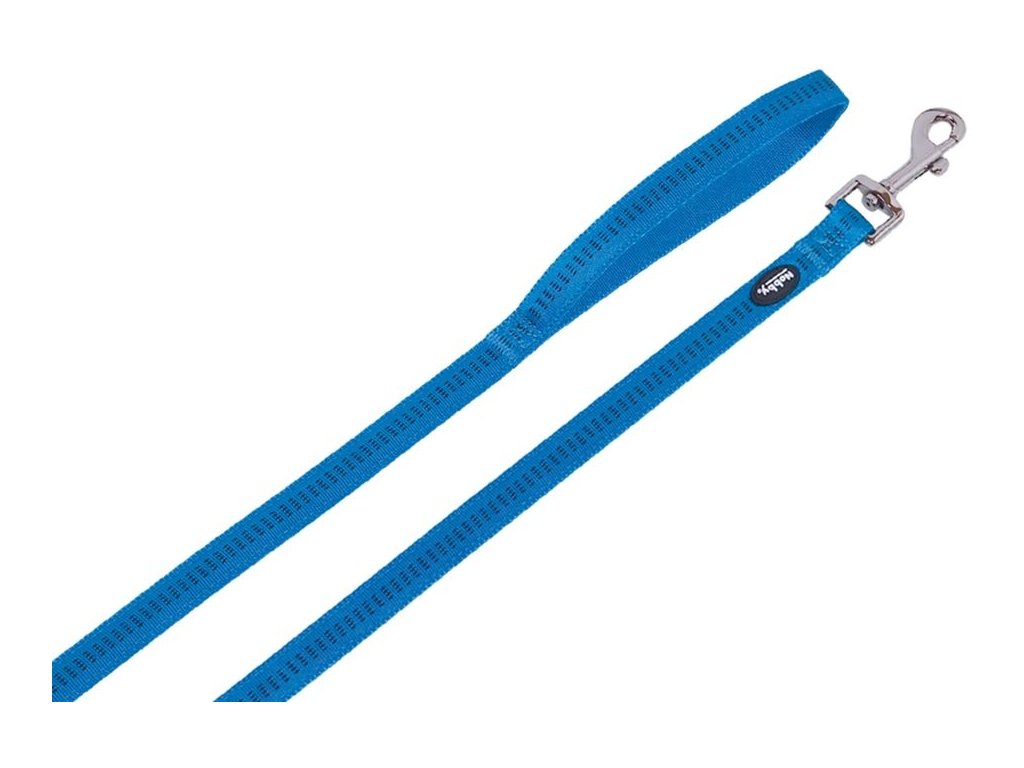 62220 nobby soft grip voditko svetle modre xs 120cm 10mm z kategorie chovatelske potreby a krmiva pro psy obojky voditka a postroje pro psy voditka pro psy klasicka voditka pro psy