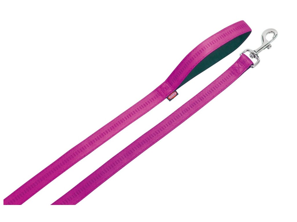 18597 1 nobby soft grip voditko nylon 120cm 10mm ruzova z kategorie chovatelske potreby a krmiva pro psy obojky voditka a postroje pro psy voditka pro psy klasicka voditka pro psy