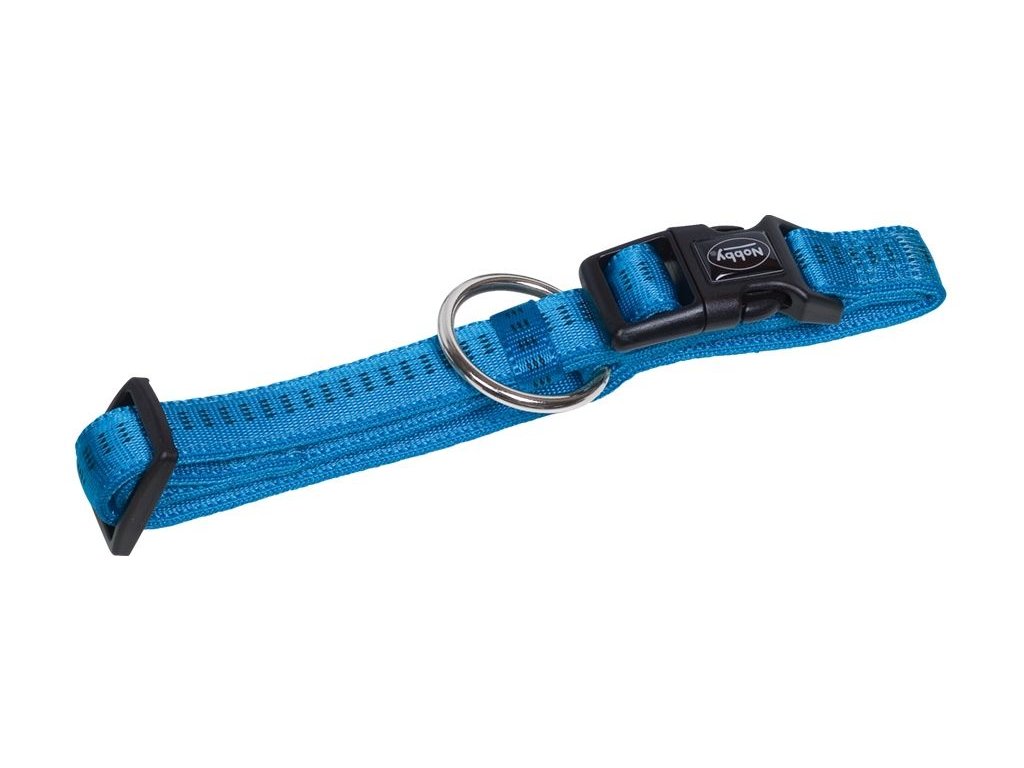 62156 nobby soft grip obojek svetle modry nylon xs 20 30cm z kategorie chovatelske potreby a krmiva pro psy obojky voditka a postroje pro psy obojky pro psy