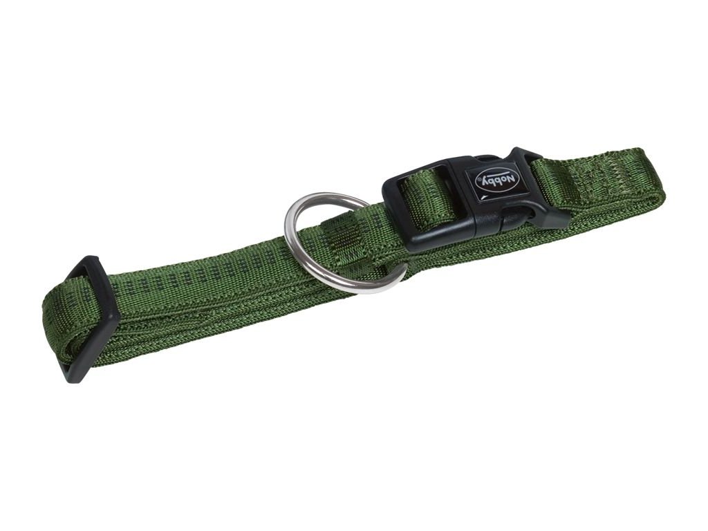 62204 nobby soft grip obojek nylon vojenska zelena xs 20 30cm z kategorie chovatelske potreby a krmiva pro psy obojky voditka a postroje pro psy obojky pro psy